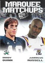 2007 Press Pass SE Marquee Matchups #MM-1 Brady Quinn|JaMarcus Russell