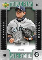 2007 Upper Deck Triple Play Performers #TP-IS Ichiro Suzuki