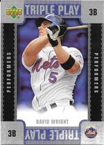 2007 Upper Deck Triple Play Performers #TP-DW David Wright