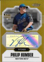 2007 Finest Gold Refractor #153 Philip Humber