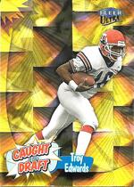 1999 Ultra Caught In The Draft #12 Troy Edwards