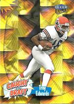 1999 Ultra Caught In The Draft #12CD Troy Edwards