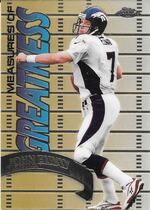 1998 Topps Chrome Measures of Greatness #1 John Elway