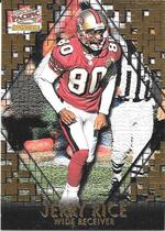 1997 Pacific Invincible Pop Cards #10 Jerry Rice