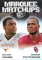 2007 Press Pass SE Marquee Matchups #MM-2 Adrian Peterson|Selvin Young
