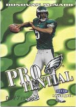 1999 Fleer Mystique Protential #2PT Donovan McNabb