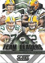 2015 Score Team Leaders #13 Aaron Rodgers|Clay Matthews|Eddie Lacy|Jordy Nelson