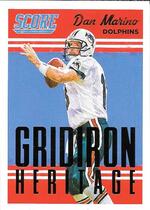 2015 Score Gridiron Heritage #10 Dan Marino