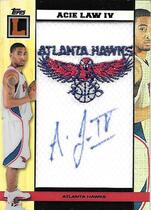 2007 Topps Letterman Patches Team Logo Autographs #AL Acie Law