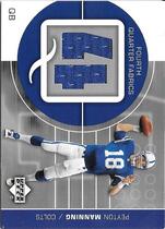 2002 Upper Deck Fourth Quarter Fabrics #FQ-PM Peyton Manning