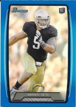 2013 Bowman Rainbow Blue #200 Manti Teo