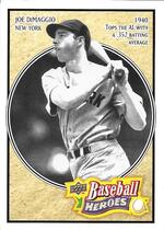 2010 Upper Deck Baseball Heroes #BH3 Joe DiMaggio