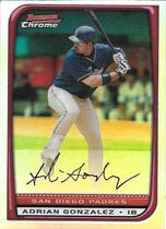 2008 Bowman Chrome Refractors #18 Adrian Gonzalez