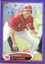 2012 Topps Chrome Purple Refractors #135 Drew Stubbs