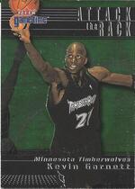 2000 Fleer Game Time Attack the Rack #7AR Kevin Garnett