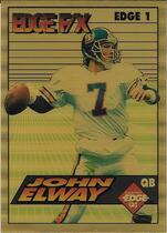 1994 Collectors Edge FX Silver Backs #1 John Elway