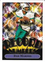 1999 Topps Record Numbers Silvers #RN5 Dan Marino