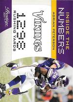2011 Panini Prestige Inside The Numbers #2 Adrian Peterson