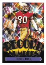 1999 Topps Record Numbers Silvers #RN8 Jerry Rice