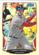 2013 Bowman Chrome Refractors #126 David Freese