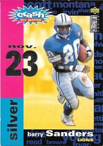 1995 Upper Deck Collectors Choice Crash the Game Silver #14 Barry Sanders