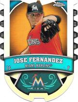2014 Topps Chrome Connections Die-Cuts #CC-JF Jose Fernandez