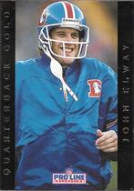 1992 Pro Line Portraits QB Gold #4 John Elway