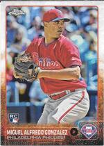 2015 Topps Chrome Refractor #131 Miguel Alfredo Gonzalez