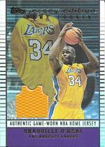 2002 Topps Jersey Edition #JE-SON Shaquille O'Neal
