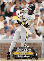 1993 Leaf Triple Play League Leaders #L1 Bonds|Eckersley