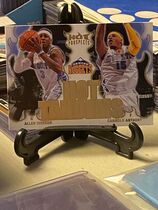 2008 Fleer Hot Prospects Hot Tandems #HT-3 Allen Iverson|Carmelo Anthony