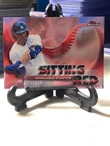 2018 Finest Sitting Red #SR-GST Giancarlo Stanton