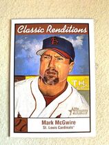 2001 Topps Heritage Classic Renditions #CR1 Mark McGwire