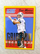 2015 Score Gridiron Heritage Gold #10 Dan Marino