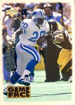 1996 Upper Deck Game Face #GF2 Barry Sanders