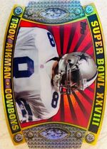 2011 Topps Super Bowl Legends Giveaway Die-Cut Red #SB-56 Troy Aikman