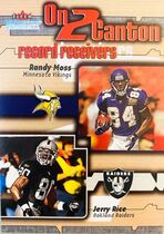 2002 Fleer Throwbacks On 2 Canton #4OTC Randy Moss|Jerry Rice