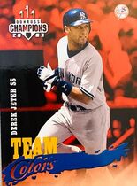 2003 Donruss Champions Team Colors #26 Derek Jeter