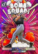 2023 Donruss Bomb Squad Pink Fireworks #BS8 Mike Piazza