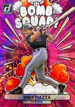 2023 Donruss Bomb Squad Pink Fireworks #8 Mike Piazza