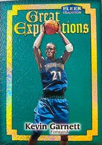 1998 Fleer Tradition Great Expectations #5GE Kevin Garnett