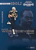 2002 Playoff Contenders Rookie Idols #RI8 Jerry Rice|Donte Stallworth