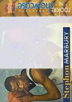 1996 Stadium Club Rookie Showcase #3 Stephon Marbury