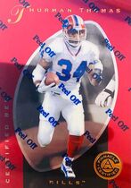 1997 Pinnacle Certified Red #81 Thurman Thomas