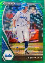 2021 Panini Prizm Draft Picks Green Pulsar Prizm #PDP111 Jt Schwartz