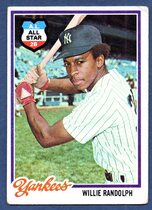 1978 Topps Base Set #620 Willie Randolph