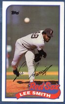 1989 Topps Baseball Talk/LJN #144 Lee Smith