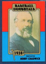 1980 TCMA Baseball Immortals #16 Henry Chadwick