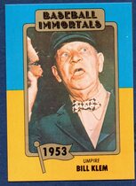 1980 TCMA Baseball Immortals #67 Bill Klem