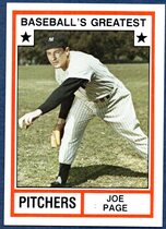 1982 TCMA Greatest Pitchers Grey Backs #4 Joe Page